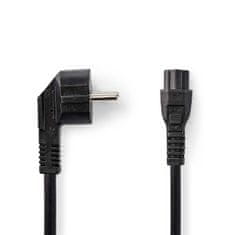 Nedis napájecí kabel zástrčka UNISCHUKO - IEC320-C5 mickey mouse černá, 5 m (CEGL10100BK50)