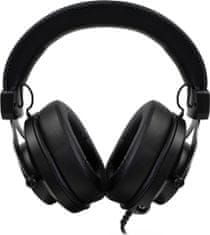 Arozzi herní sluchátka ARIA Black/ náhlavní/ 2x 3,5" jack/ redukce na 1x 3,5" jack/ odnímatelný mikrofon