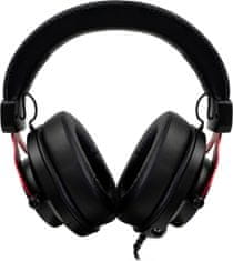 Arozzi herní sluchátka ARIA Black-Red/ náhlavní/ 2x 3,5" jack/ redukce na 1x 3,5" jack/ odnímatelný mikrofon