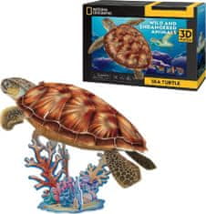 CubicFun 3D puzzle National Geographic: Mořská želva 31 dílků