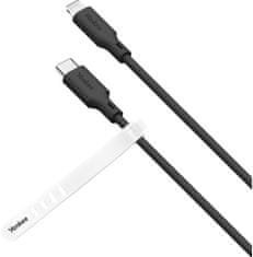 Yenkee kabel YCU 635 BK SILIC USB-C - Lightning, MFi, 1.5m, černá
