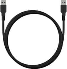 Yenkee kabel YCU 013 BK USB-A - USB-A , propojovací, USB 3.0, 1.5m, černá