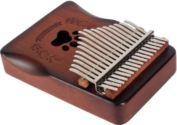 hudební nástroj kalimba Cega BCP01-C ocelové plátky dřevěné tělo snadná hra krásný zvonivý zvuk 