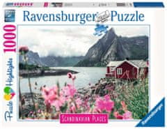 Ravensburger Puzzle Skandinávie Lofoty, Norsko 1000 dílků