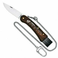 Fox Knives 404 kapesní houbařský nůž 7 cm, dřevo Palisandr, řetízek