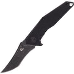 Fox Knives BLACK FOX BF-729 "KRAVI" Black kapesní nůž 7 cm, Stonewash, černá, G10