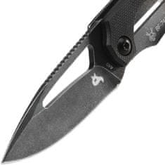 Fox Knives BF-745 BLACK FOX RACLI kapesní nůž 6 cm, Black Stonewash, černá, G10 