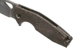 Fox Knives FX-527 CF YARU kapesní nůž 7 cm, Stonewash, uhlíkové vlákno, titan 
