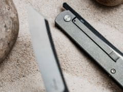 Böker Plus 01BO368 Zenshin kapesní nůž 7,5 cm, Stonewash, nerezavějící ocel, spona