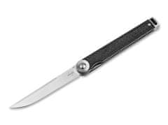Böker Plus 01BO383 KAIZEN CARBON FIBER kapesní nůž 7,5 cm, uhlíkové vlákno, spona