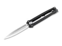 Böker Plus 01BO411 Slike kapesní nůž 7,6 cm, černá, G10, spona