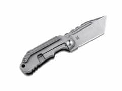 Böker Plus 01BO549 DAVLIN TANTO kapesní nůž 7,1 cm, Stonewash, černá, G10, spona, nylonové pouzdro