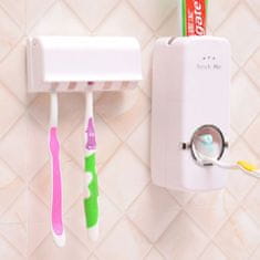 HOME & MARKER® Dávkovač zubní pasty s držákem zubních kartáčků | BRUSHBASE
