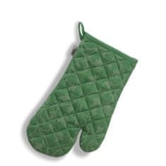 Kela Chňapka rukavice do trouby Cora 100% bavlna světle zelená/zelený vzor 31,0x18,0cm