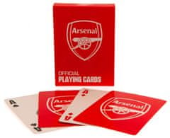 FotbalFans Hrací karty Arsenal FC, červené
