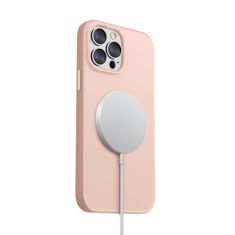 UNIQ Lino Hue kryt s MagSafe na iPhone 13 Růžová