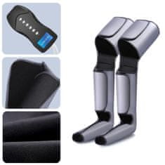 Timeless Tools Kompresní masážní přístroj na nohy, lymfatický masážní přístroj s dálkovým ovládáním