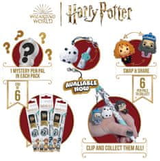CurePink Plastová propiska s připínacími figurkami Harry Potter: Mini kamarádi (propiska, Harry figurka, blindbox figurka)