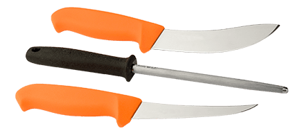 Morakniv 12098 Hunting Set Orange 2 Knives + Sharpening Steel