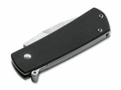 Böker Plus 01BO361 Shamsher automatický nůž 5 cm, černá, G10, nylonové pouzdro