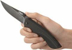 CRKT CR-4123K BURNOUT BLACKOUT kapesní nůž s asistencí 9,3 cm, Black Stonewash, G10