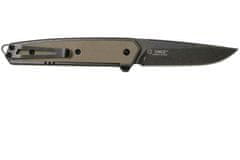 CRKT CR-7091 CINCO DESERT TAN BLACK kapesní nůž 7,3 cm, Black Stonewash, písková hnědá, G10, ocel