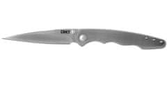 CRKT CR-7016 FLAT OUT SILVER kapesní nůž s asistencí 9 cm, celoocelový