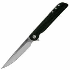 CRKT CR-3810 LCK + LARGE BLACK kapesní nůž s asistencí 9,2 cm, černá, FRN