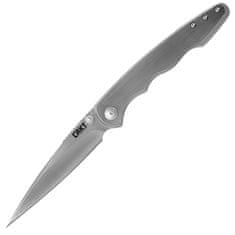 CRKT CR-7016 FLAT OUT SILVER kapesní nůž s asistencí 9 cm, celoocelový