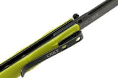 CRKT CR-7096YGK CEO BAMBOO YELLOW kapesní nůž 7,9 cm, Black Stonewash, žlutá, FRN