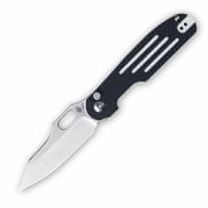 Kizer Ki4562A2 Cormorant Black/White Stripes kapesní nůž 8,2 cm, černo-bílá, G10, pruhy