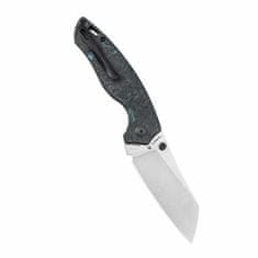 Kizer Ki4593A1 Towser K Satin kapesní nůž 8,6 cm, modro-černá, FAT Carbon (uhlíkové vlákno)