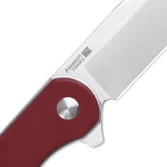 Kizer V3549C2 Assassin Red kapesní nůž 7,6 cm, červená, G10