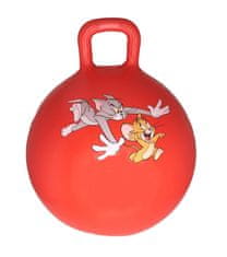 Červený skákací míč s ušima Tom & Jerry