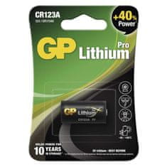GP 3 + 1 zdarma – lithiová baterie GP CR123A