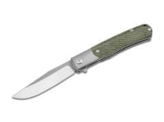 Böker Manufaktur 112943 TRPPR Micarta kapesní nůž 8,2cm, zelená, titan, Micarta, pouzdro