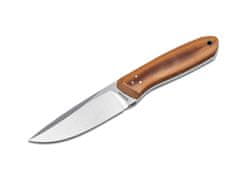 Böker Manufaktur 120524 TNT Micarta kapesní nůž 10,10 cm, hnědá, Micarta, kožené pouzdro