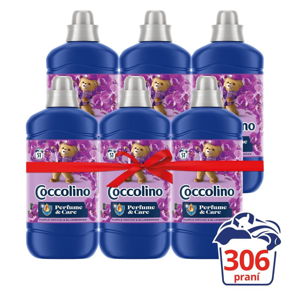 Levně Coccolino aviváž Purple Orchid 7,65l (306 pracích dávek)