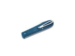 Böker Manufaktur 112944 COFFIN kapesní nůž 8 cm, modrá, Micarta, plstěné pouzdro