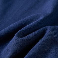 Vidaxl Dětské tričko s dlouhým rukávem Páv námořnicky modré 128