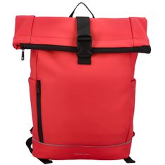 Daniel Ray Trendy studenský roll-top batoh Nathal , zářivě červená