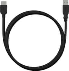 Yenkee kabel YCU 014 BK USB-A - USB-A M/F, prodlužovací, USB 2.0, 1.5m, černá