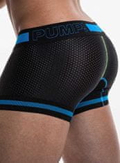 Temptly Černé pánské boxerky z klasické síťoviny PUMP XL