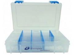 STREFA VISIBOX prázdný XL bílá/světle modrá / balení 1 ks