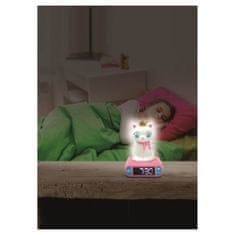Lexibook Budík s nočním 3D světlem Kočička