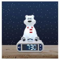 Lexibook Budík s nočním 3D světlem Polární medvěd