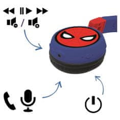 Lexibook Skládací bezdrátová sluchátka Spider-Man