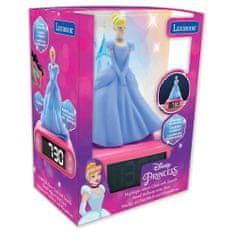 Lexibook Budík s nočním 3D světlem Disney Princezna Popelka