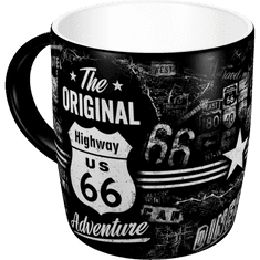 NOSTALGIC-ART Retro Hrnek Route 66 The Original Adventure 330 ml