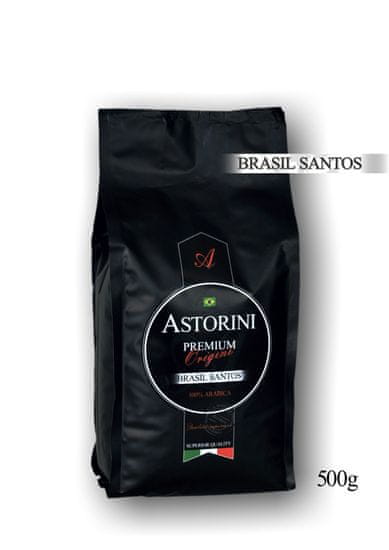 ASTORINI PREMIUM Brasil Santos zrnková káva 500g